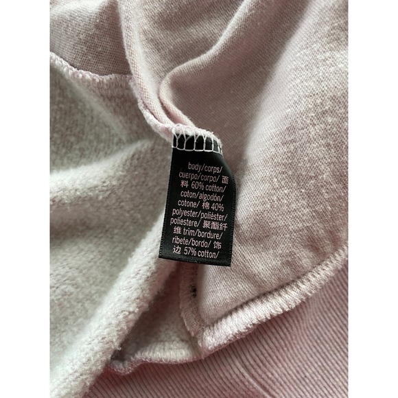 Victorias Secret Zip Up Hoodie Sweatshirt Pink Size S Soft Feminine Athleisure - Picture 5 of 10